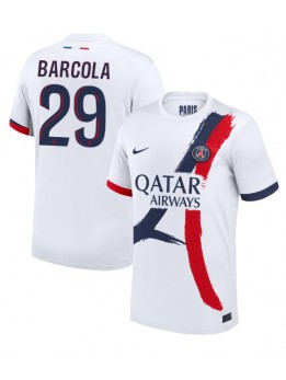 Paris Saint-Germain Bradley Barcola #29 Auswärtstrikot 2024-25 Kurzarm